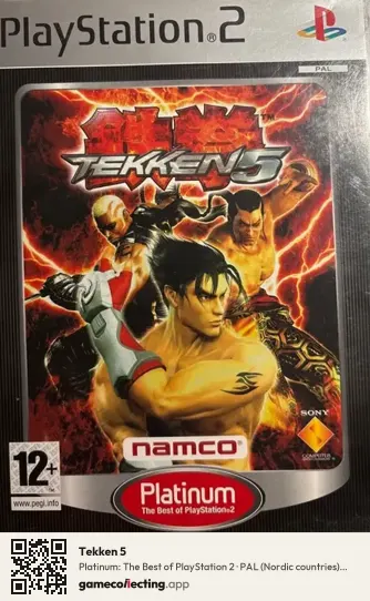 Tekken 5 PlayStation 2, Nordic countries box front