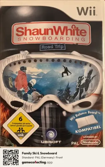 Family Ski & Snowboard Nintendo Wii, Germany box front