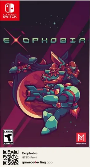 Exophobia Nintendo Switch, NTSC box front