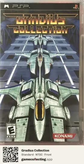 Gradius Collection PlayStation Portable, NTSC box front