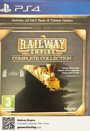 Railway Empire PlayStation 4, PAL box front