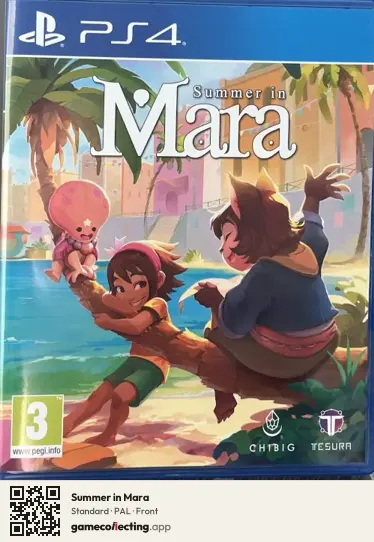 Summer in Mara PlayStation 4, PAL box front