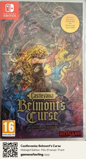 Castlevania: Belmont's Curse Nintendo Switch, France box front