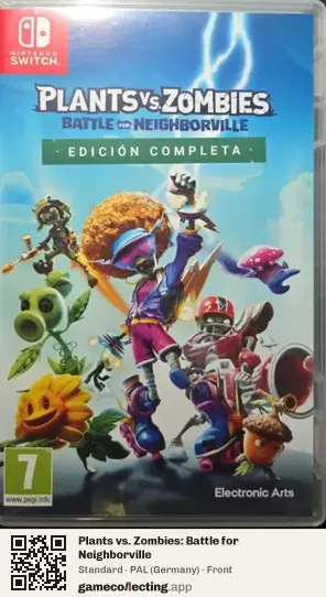 Plants vs. Zombies: Battle for Neighborville Nintendo Switch, Germany box front
