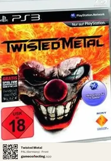 Twisted Metal PlayStation 3, Germany box front