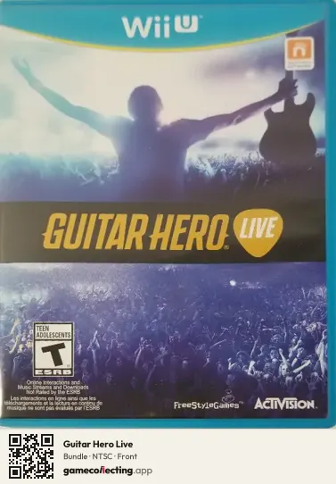 Guitar Hero Live Nintendo Wii U, NTSC box front