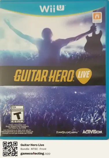 Guitar Hero Live Nintendo Wii U, NTSC box front