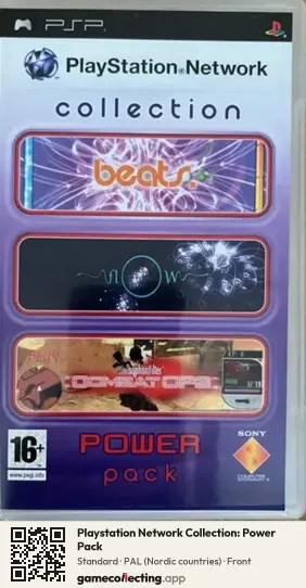 Playstation Network Collection: Power Pack PlayStation Portable, Nordic countries box front