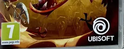 Rayman Legends, the PEGI square on its front