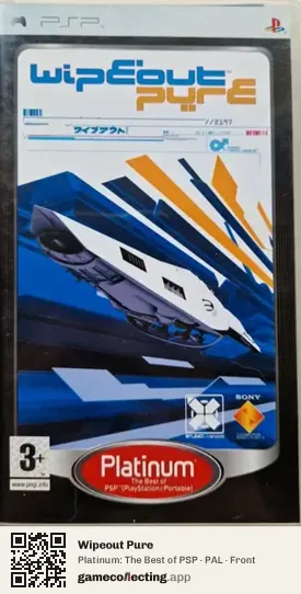 Wipeout Pure PlayStation Portable, PAL box front