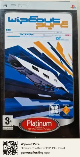 Wipeout Pure PlayStation Portable, PAL box front