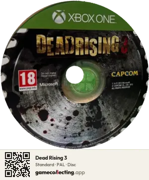 Dead Rising 3 Xbox One, PAL disc