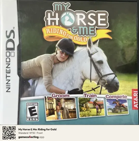 My Horse & Me: Riding for Gold Nintendo DS, NTSC box front