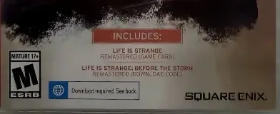 Life is Strange: Arcadia Bay Collection, the ESRB box on its front