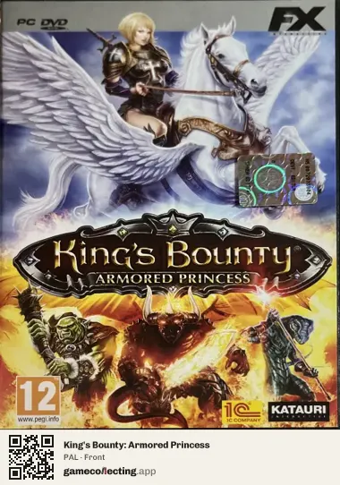 King's Bounty: Armored Princess Computer, PAL box front