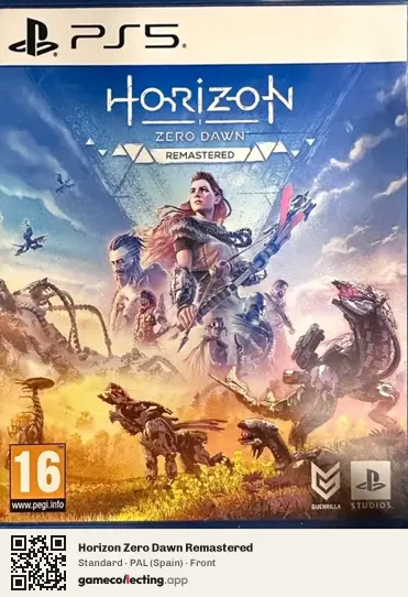Horizon Zero Dawn Remastered PlayStation 5, Spain box front