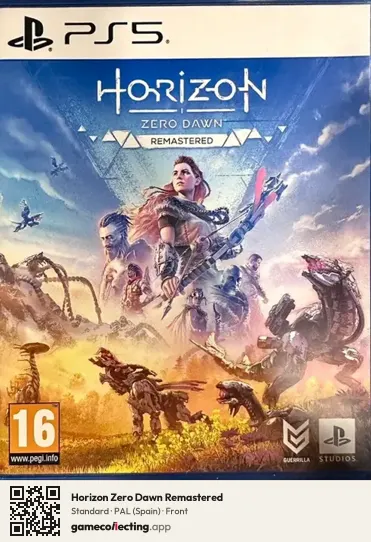 Horizon Zero Dawn Remastered PlayStation 5, Spain box front