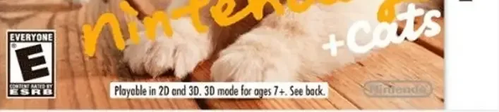 Nintendogs + Cats: Golden Retriever & New Friends, the ESRB box on its front