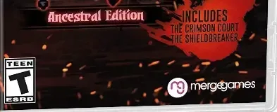 Darkest Dungeon, the ESRB box on its front