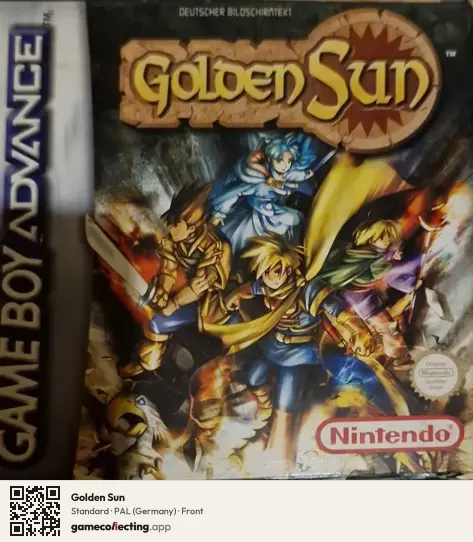 Golden Sun Game Boy Advance, Germany box front