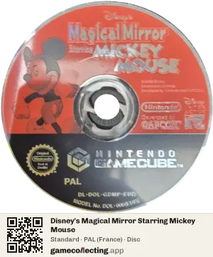 Disney's Magical Mirror Starring Mickey Mouse Nintendo GameCube, PAL disc