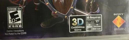 Medieval Moves: Deadmund's Quest, the ESRB box on its front