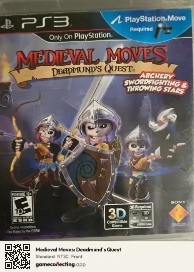 Medieval Moves: Deadmund's Quest PlayStation 3, NTSC box front
