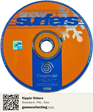 Rippin' Riders Sega Dreamcast, PAL disc