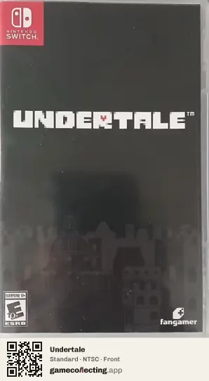 Undertale Nintendo Switch, NTSC box front