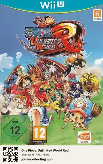 One Piece: Unlimited World Red Nintendo Wii U, PAL box front