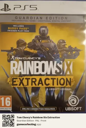 Tom Clancy's Rainbow Six Extraction PlayStation 5, PAL box front
