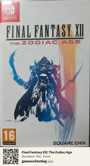Final Fantasy XII: The Zodiac Age Nintendo Switch, PAL box front
