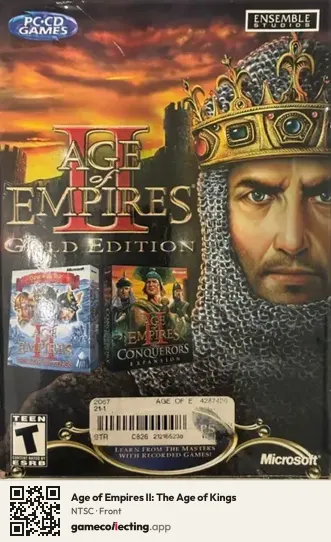 Age of Empires II: The Age of Kings Computer, NTSC box front