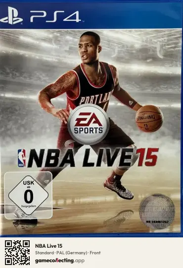 NBA Live 15 PlayStation 4, Germany box front