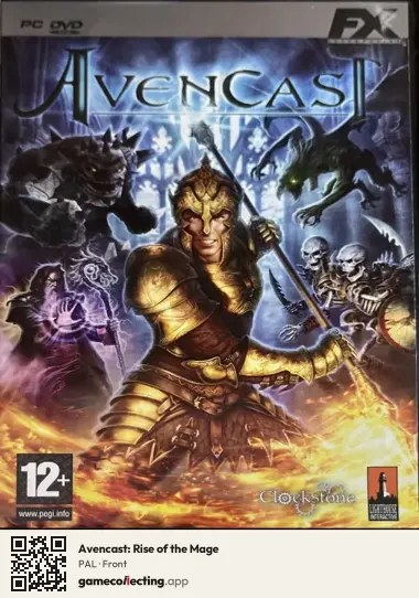 Avencast: Rise of the Mage Computer, PAL box front
