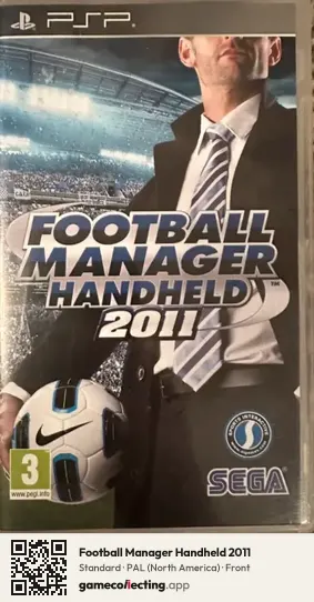 Football Manager Handheld 2011 PlayStation Portable, North America box front