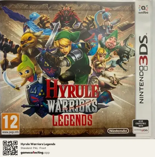 Hyrule Warriors Legends Nintendo 3DS, PAL box front