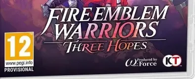 Fire Emblem Warriors: Three Hopes, the PEGI square on its front