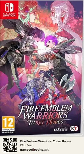 Fire Emblem Warriors: Three Hopes Nintendo Switch, PAL box front