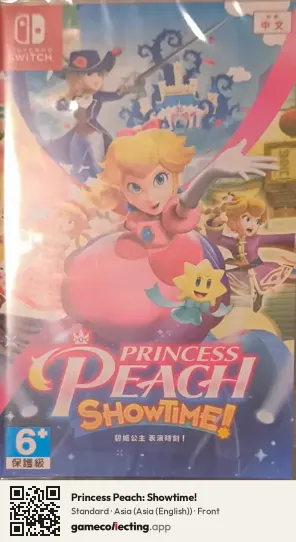Princess Peach: Showtime! Nintendo Switch, Asia (English) box front
