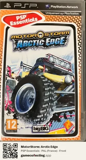 MotorStorm: Arctic Edge PlayStation Portable, France box front
