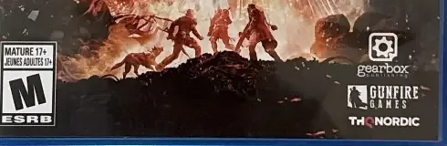 Remnant II, the ESRB box on its front