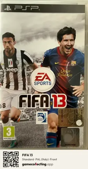 FIFA 13 PlayStation Portable, Italy box front