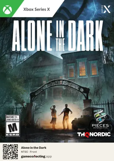 Alone in the Dark Xbox Series X, NTSC box front