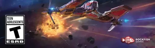 Everspace 2, the ESRB box on its front