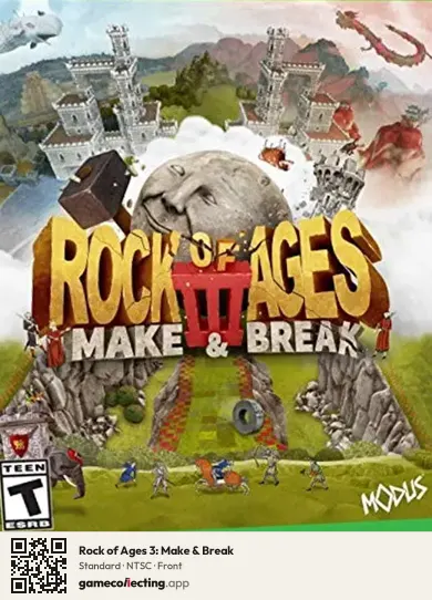 Rock of Ages 3: Make & Break Xbox One, NTSC box front