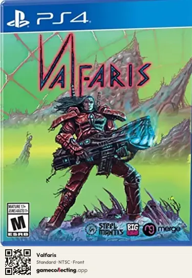 Valfaris PlayStation 4, NTSC box front
