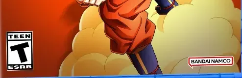 Dragon Ball Z: Kakarot, the ESRB box on its front