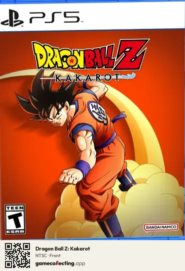 Dragon Ball Z: Kakarot PlayStation 5, NTSC box front