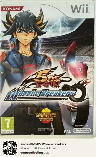 Yu-Gi-Oh! 5D's Wheelie Breakers Nintendo Wii, France box front